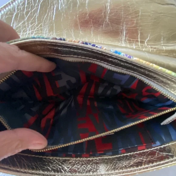 ** NOT FOR SALE ** VIVIENNE WESTWOOD Multi-Color Snakeskin Clutch - Picture 8 of 13